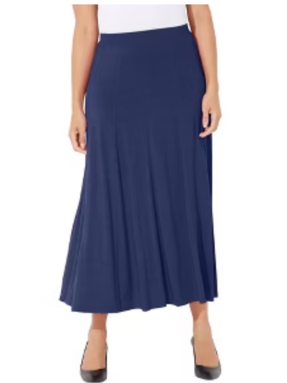 Classic A-Line Skirt in Navy Blue